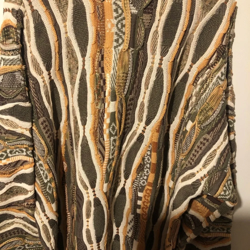 Chunky oversized boho ENRICO UOMO Italy sweater - Picture 7 of 7